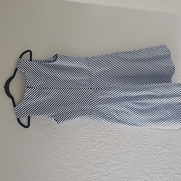 Talbots petites black and white structured dress - Picture 2 of 5